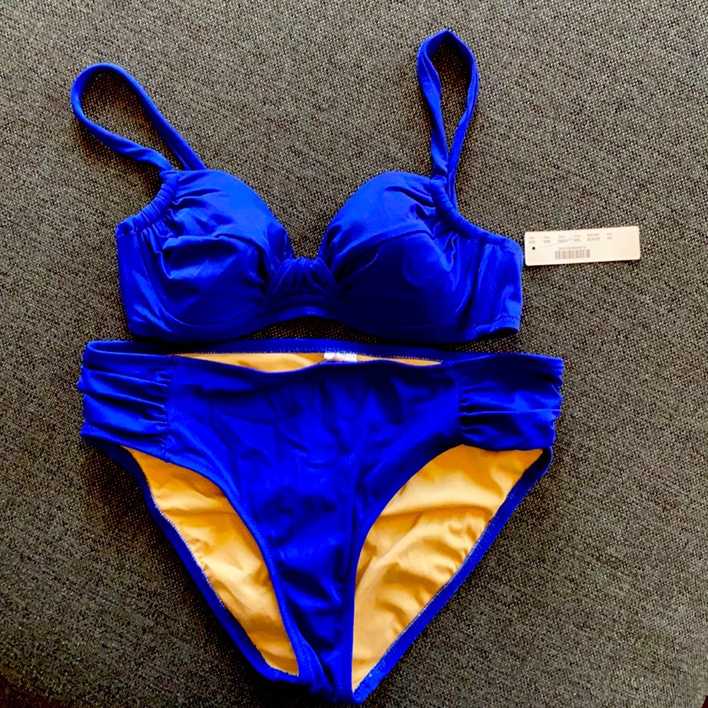 NWT J Crew bikini XS top ams S bottoms